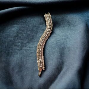 Vintage STAR Silver Tone Link Bracelet